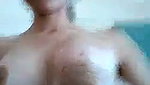 Beautiful hot girl pressing  show boob