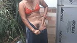 Bhabhi showing her asshole  fuck hard