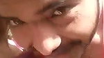 Boyfriend suck his gf boob in open field