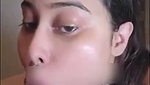 Hot model giving Blowjob