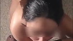 Hot model giving Blowjob