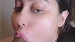 Hot model giving Blowjob