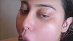 Hot model giving Blowjob
