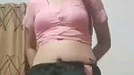 Nepali girl undress pink saree  show her beauty