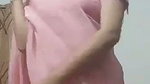 Nepali girl undress pink saree  show her beauty
