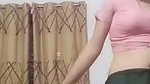 Nepali girl undress pink saree  show her beauty