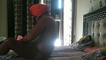 Punjabi wife riding her husband cock in bedroom