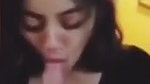 Sexy girlfriend giving Blowjob  bf enjoying