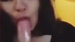Sexy girlfriend giving Blowjob  bf enjoying