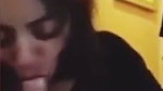 Sexy girlfriend giving Blowjob  bf enjoying