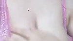 Sexy lady showing her pink pussy