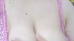 Sexy lady showing her pink pussy