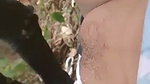 Cute Girl Shaved Pussy Fucked in jungle