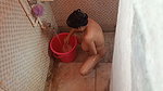 Mature Aunty Bathing Hidden Spy