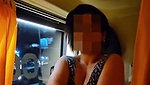 Running Bus Wife Showing Her Assets To Outsiders