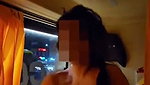 Running Bus Wife Showing Her Assets To Outsiders