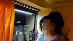 Running Bus Wife Showing Her Assets To Outsiders