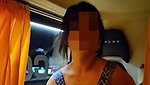 Running Bus Wife Showing Her Assets To Outsiders