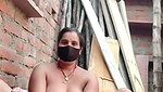 Outdoor nude pee