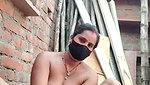 Outdoor nude pee