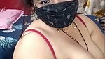 Beautiful fatty bhabhi showing her boobs  talking live