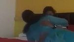 Boyfriend  girlfriend enjoying in hotel room