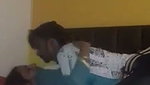 Boyfriend  girlfriend enjoying in hotel room