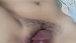 Boyfriend rubing his dick on gf pussy
