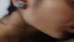 Hot girl giving Blowjob nicely to bf dick