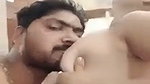 Lover suck bhabhi boobs  enjoying in hotel room