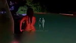 Sexy bhabhi remove her bra  show her boob in hotel swimming pool