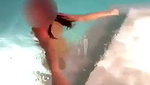 Sexy bhabhi remove her bra  show her boob in hotel swimming pool
