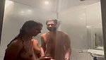 Sexy couple fuck in hotel bathroom  bedroom