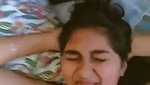 Beautiful girl give Blowjob  cum on her face