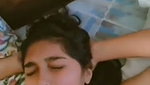 Beautiful girl give Blowjob  cum on her face