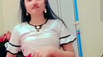 Beautiful hot girl showing her pink pussy