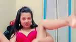 Beautiful hot girl showing her pink pussy
