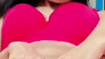 Beautiful hot girl showing her pink pussy