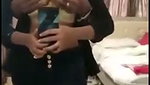 Boyfriend pressing boobs  gf enjoying