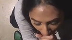 Delhi girlfriend giving Blowjob like a pro  cum on her face
