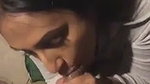 Delhi girlfriend giving Blowjob like a pro  cum on her face