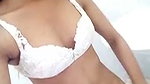 Hot beautiful girl undress fingering  bathing