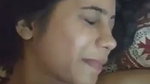 Sexy girl show  cum on her face