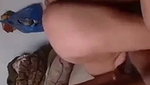 Wife licking husband ass