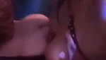 Two horny friends rubbing their boobs