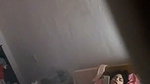 Horny village cousin sister fingering while watching porn first time