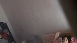 Horny village cousin sister fingering while watching porn first time