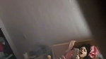 Horny village cousin sister fingering while watching porn first time