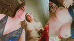 Beautiful girl showing her boobs