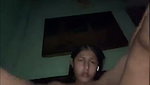 Naughty girl destroying her pussy